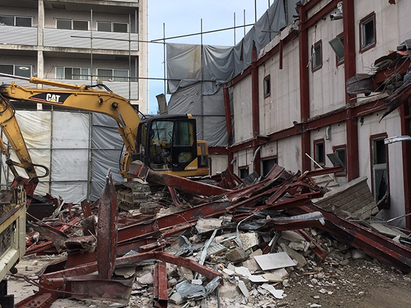 名古屋市昭和区 鉄骨家屋解体工事