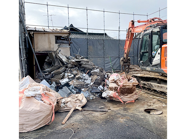 あま市　木造家屋解体工事