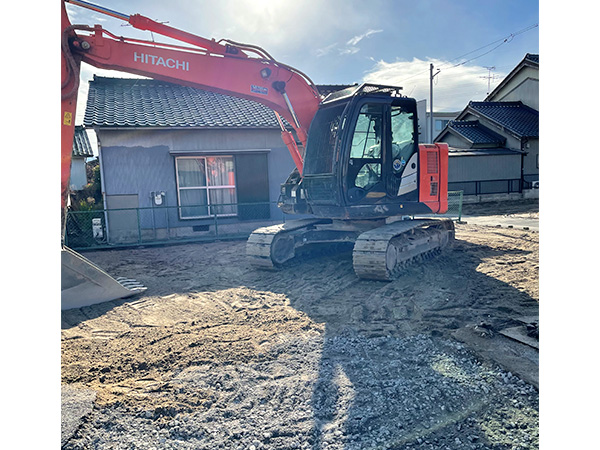 あま市　アパート解体工事